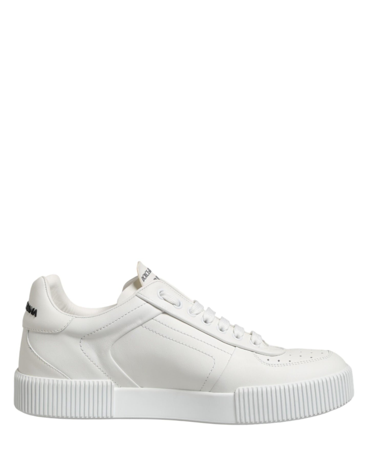 Dolce & Gabbana MIAMI Calf Low Top Men Sneakers - White