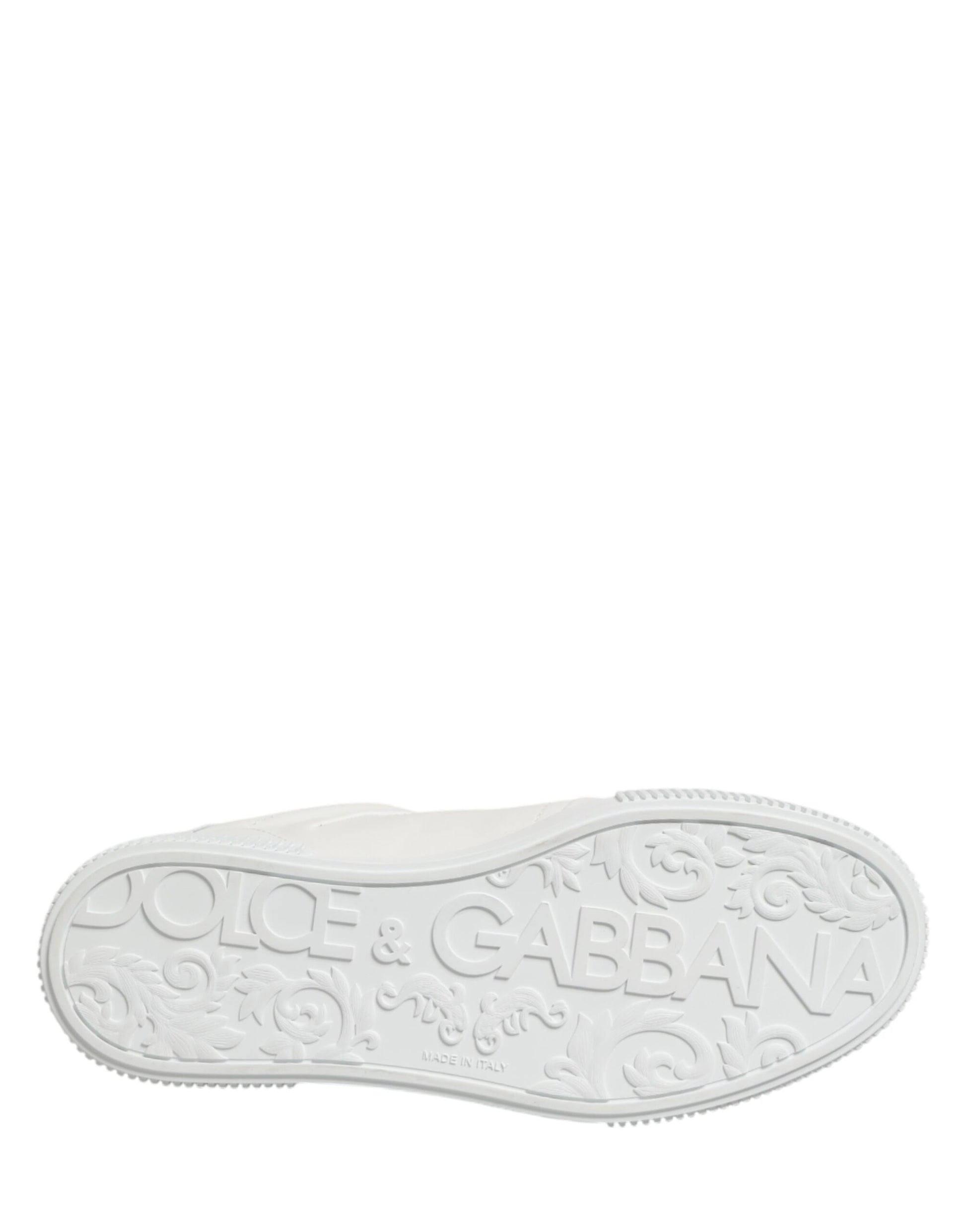 Dolce & Gabbana MIAMI Calf Low Top Men Sneakers - White