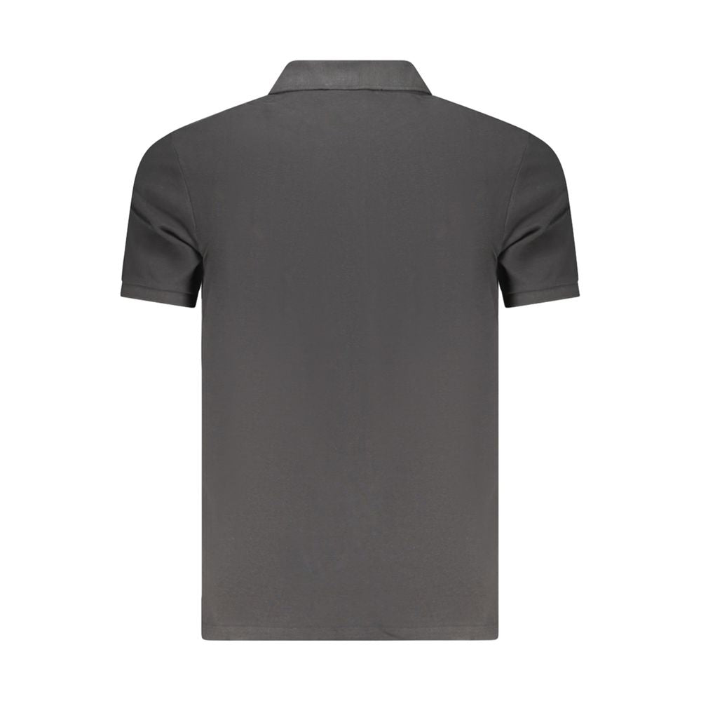 Calvin Klein Black Cotton Polo Shirt - Classic Fit