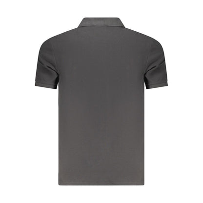 Calvin Klein Black Cotton Polo Shirt - Classic Fit