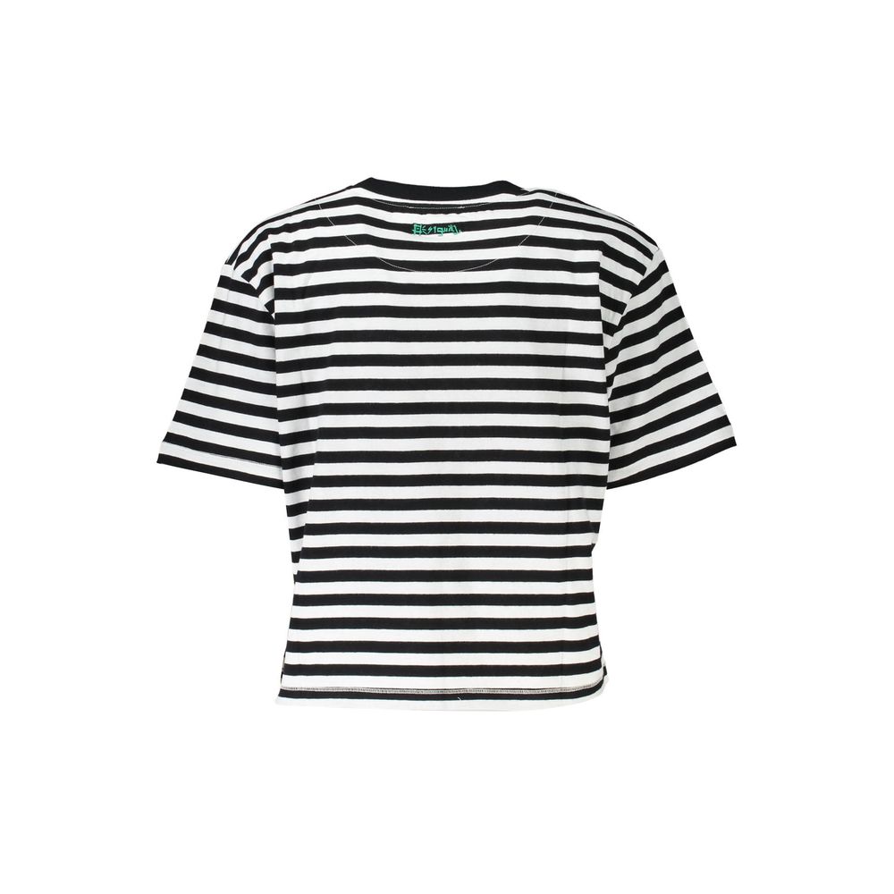 Desigual Black Cotton T-Shirt – Effortless Style for Every Occasion
