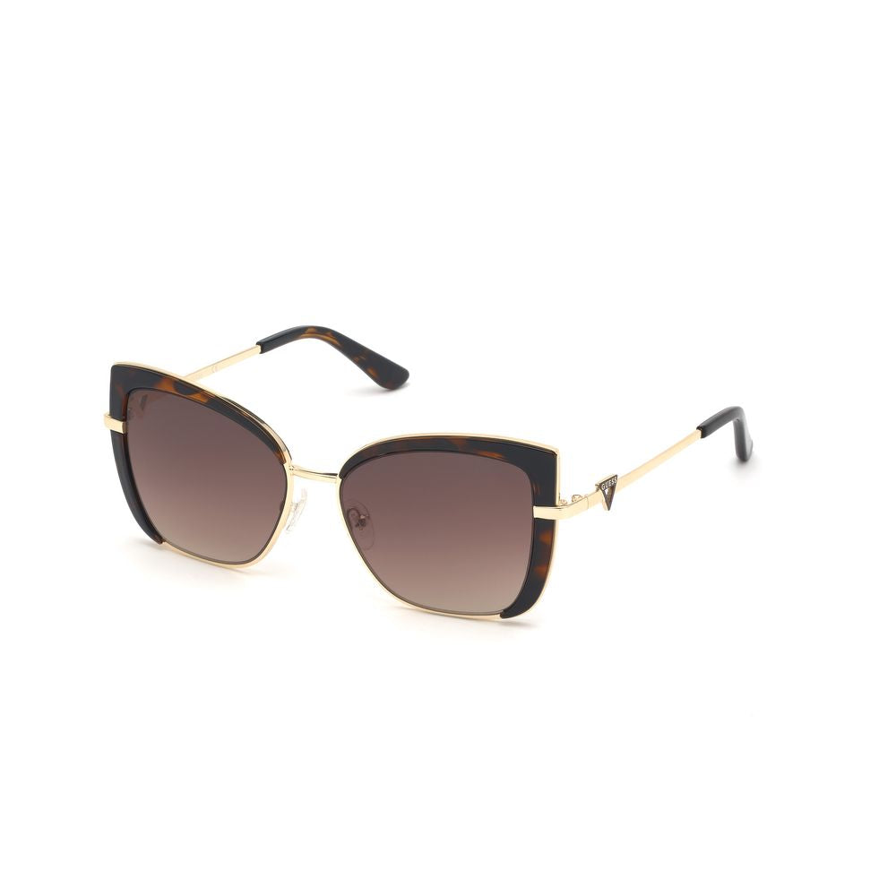 Guess Women’s Sunglasses – Brown Metal Frame, Gradient Lenses