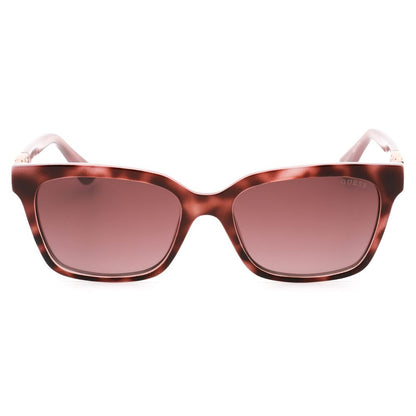Guess Women’s Sunglasses – Red Resin Frame, Full UV Protection