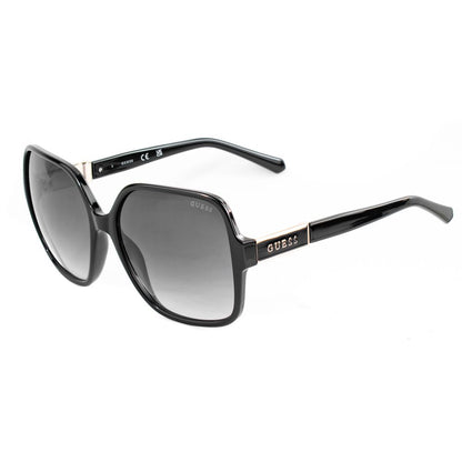 Guess Women’s Sunglasses – Black Full-Rim Frame, Grey Gradient Lenses