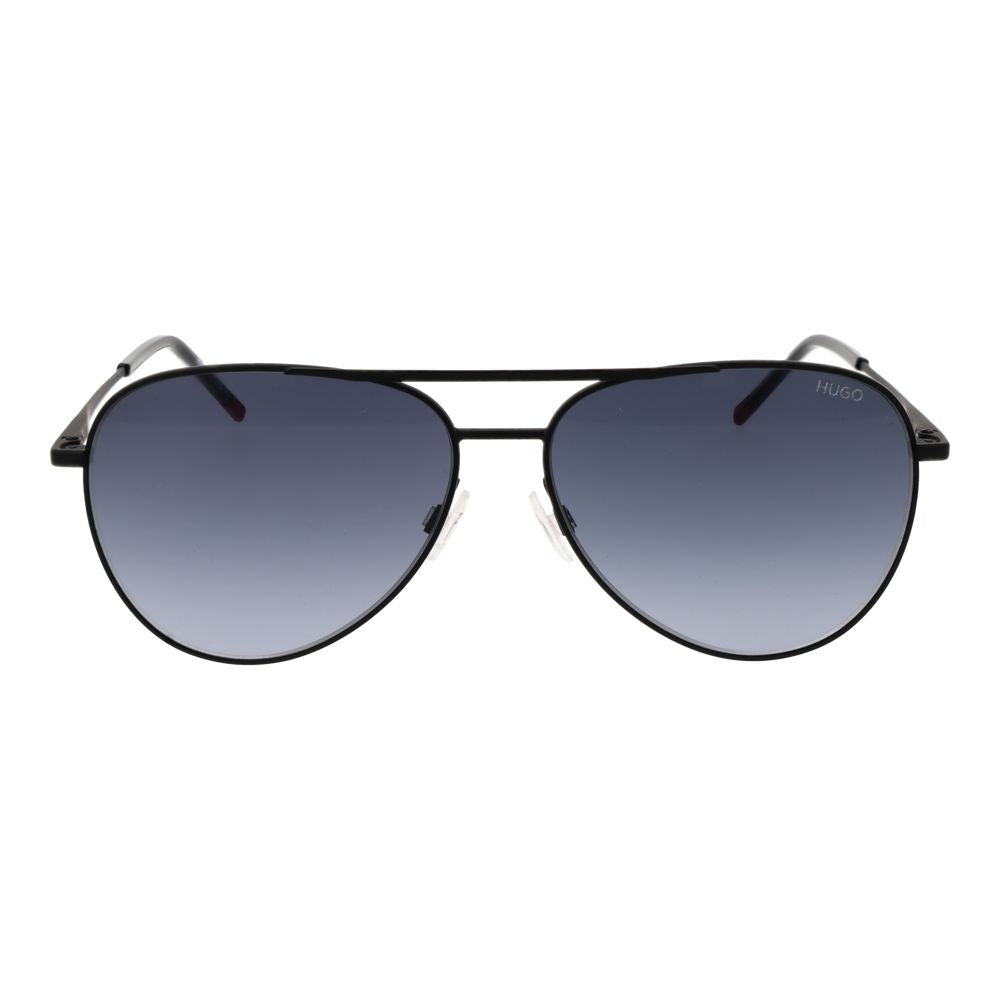 Hugo Boss Men’s Sunglasses – Black Metal Frame, Grey Gradient Lenses