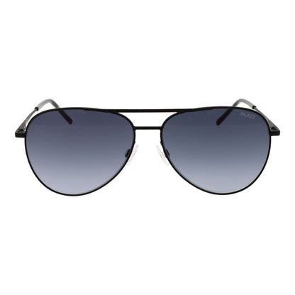 Hugo Boss Men’s Sunglasses – Black Metal Frame, Grey Gradient Lenses