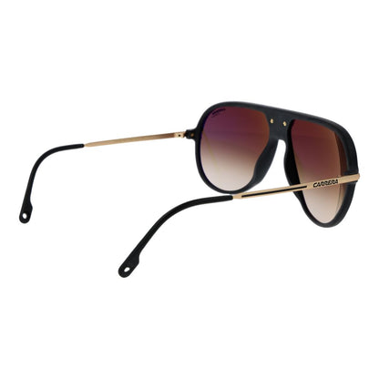 Carrera Men’s Sunglasses – Black Aviator Frame, Brown Lenses