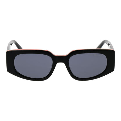 Gant Men’s Sunglasses – Black Oval Frame, Grey Lenses