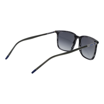 Hugo Boss Men’s Sunglasses – Gray Rectangle Frame, Grey Gradient Lenses