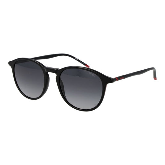 Hugo Boss Men's Sunglasses – Black Full-Rim Frame, Grey Gradient Lenses