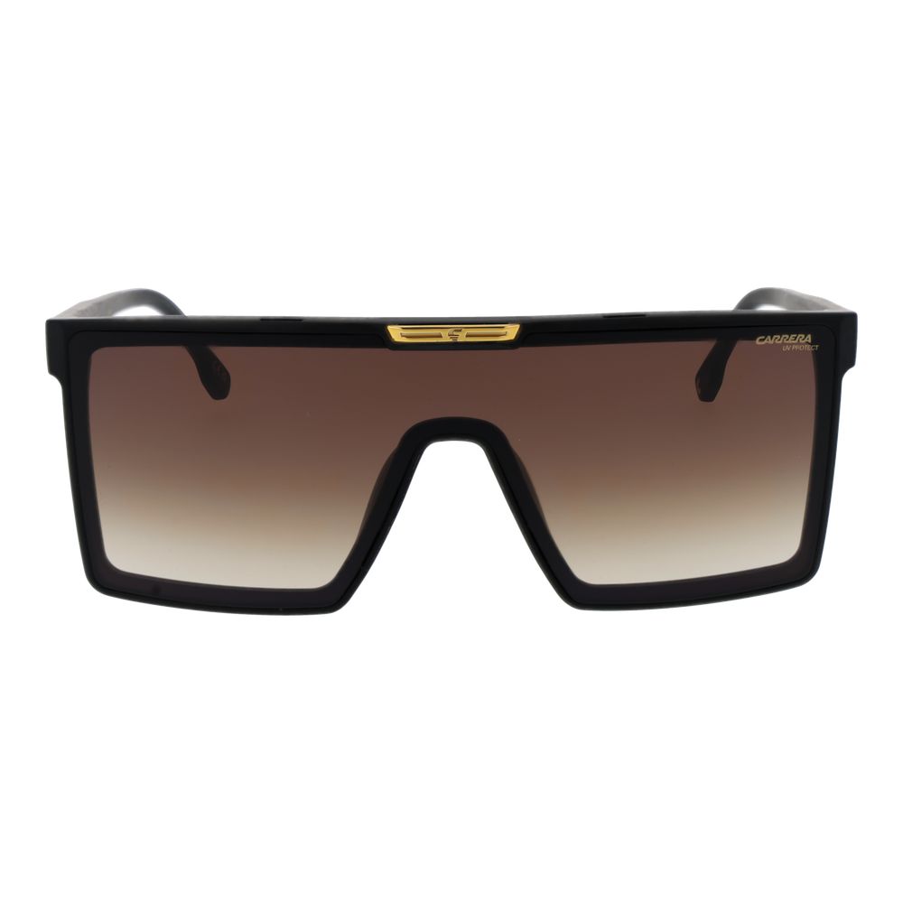Carrera Men’s Sunglasses – Black Full-Rim Frame, Brown Lenses