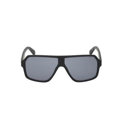Guess Men’s Sunglasses – Black Full-Rim Frame, Grey Lenses