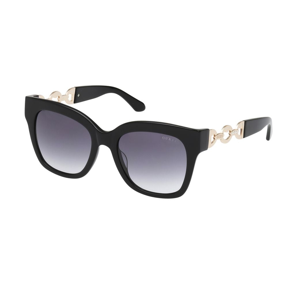 Guess Women’s Sunglasses – Black Resin Frame, Grey Lenses