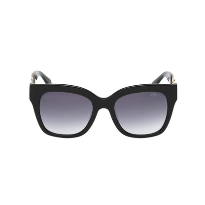 Guess Women’s Sunglasses – Black Resin Frame, Grey Lenses