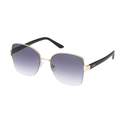 Guess Women’s Sunglasses – Golden Metal Frame, Purple Lenses