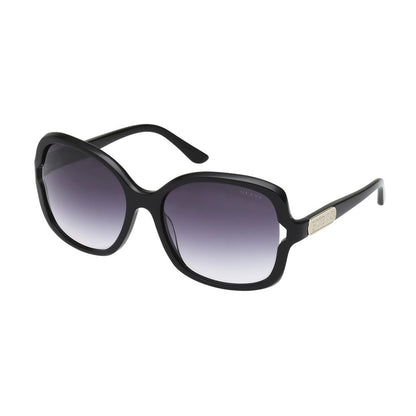 Guess Women’s Sunglasses – Black Resin Frame, Grey Lenses