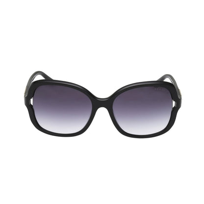 Guess Women’s Sunglasses – Black Resin Frame, Grey Lenses