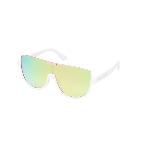 Guess Women’s Sunglasses – White Frame, Multicoloured Lenses