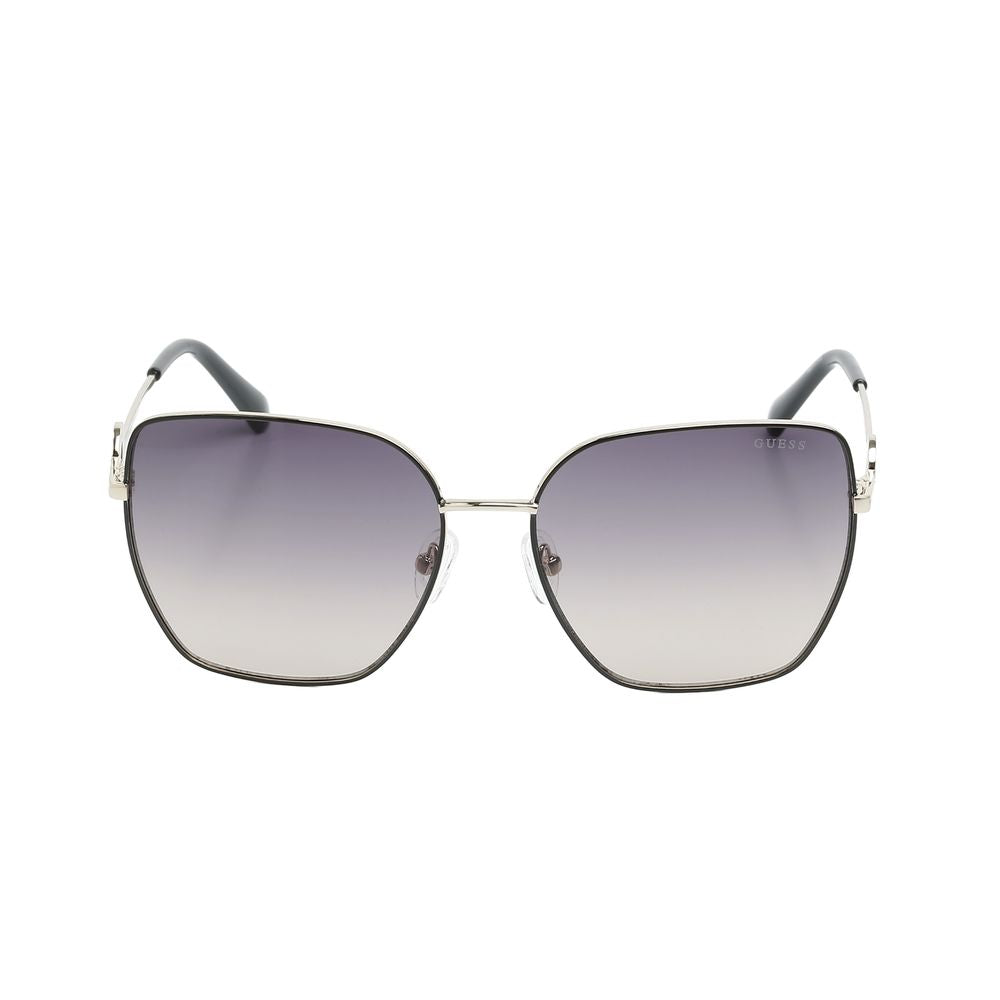 Guess Women’s Sunglasses – Golden Metal Frame, Purple Lenses