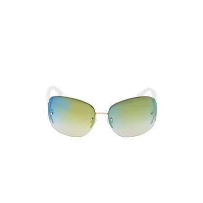 Guess Women’s Sunglasses – Golden Metal Frame, Multicoloured Lenses