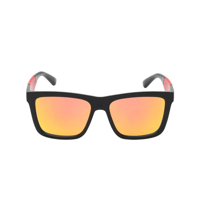 Guess Men’s Sunglasses – Black Resin Frame, Yellow Lenses