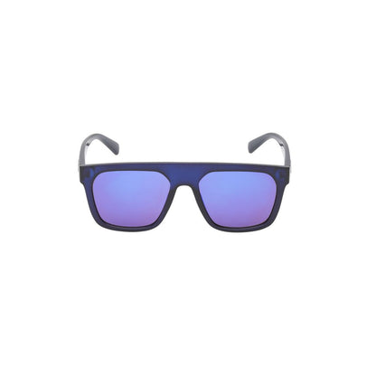 Guess Men’s Sunglasses – Blue Resin Frame, Purple Lenses
