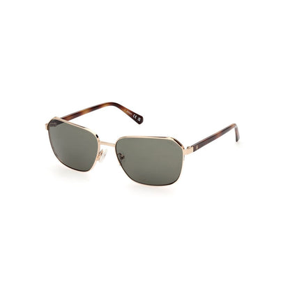 Guess Men’s Sunglasses – Golden Metal Frame, Grey Lenses