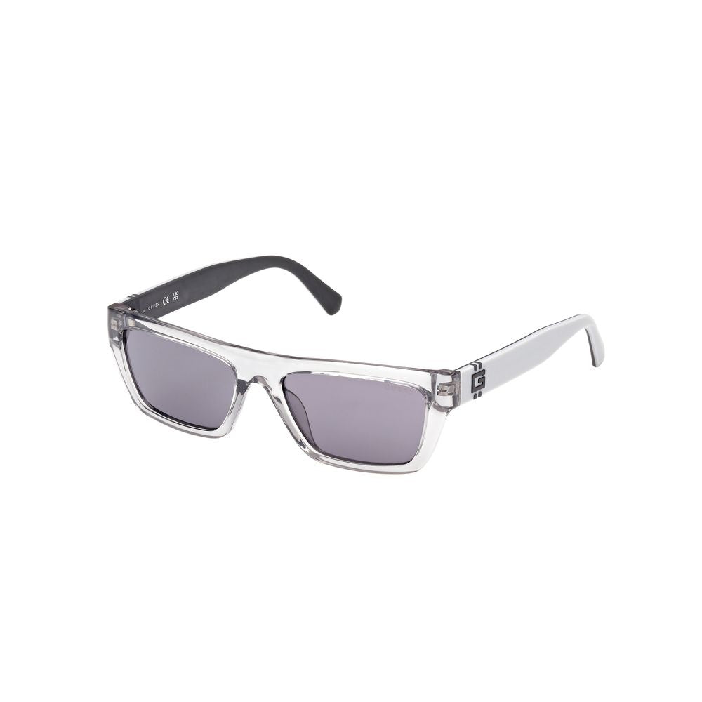 Guess Men’s Sunglasses – Grey Full-Rim Frame, Grey Lenses