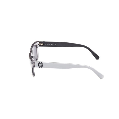 Guess Men’s Sunglasses – Grey Full-Rim Frame, Grey Lenses
