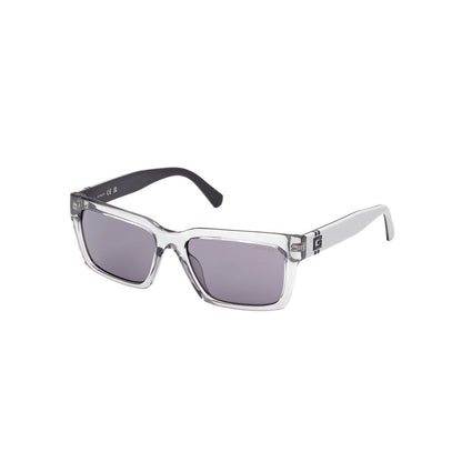 Guess Men’s Sunglasses – Grey Resin Frame, 56mm Lenses