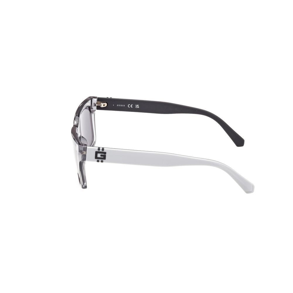 Guess Men’s Sunglasses – Grey Resin Frame, 56mm Lenses