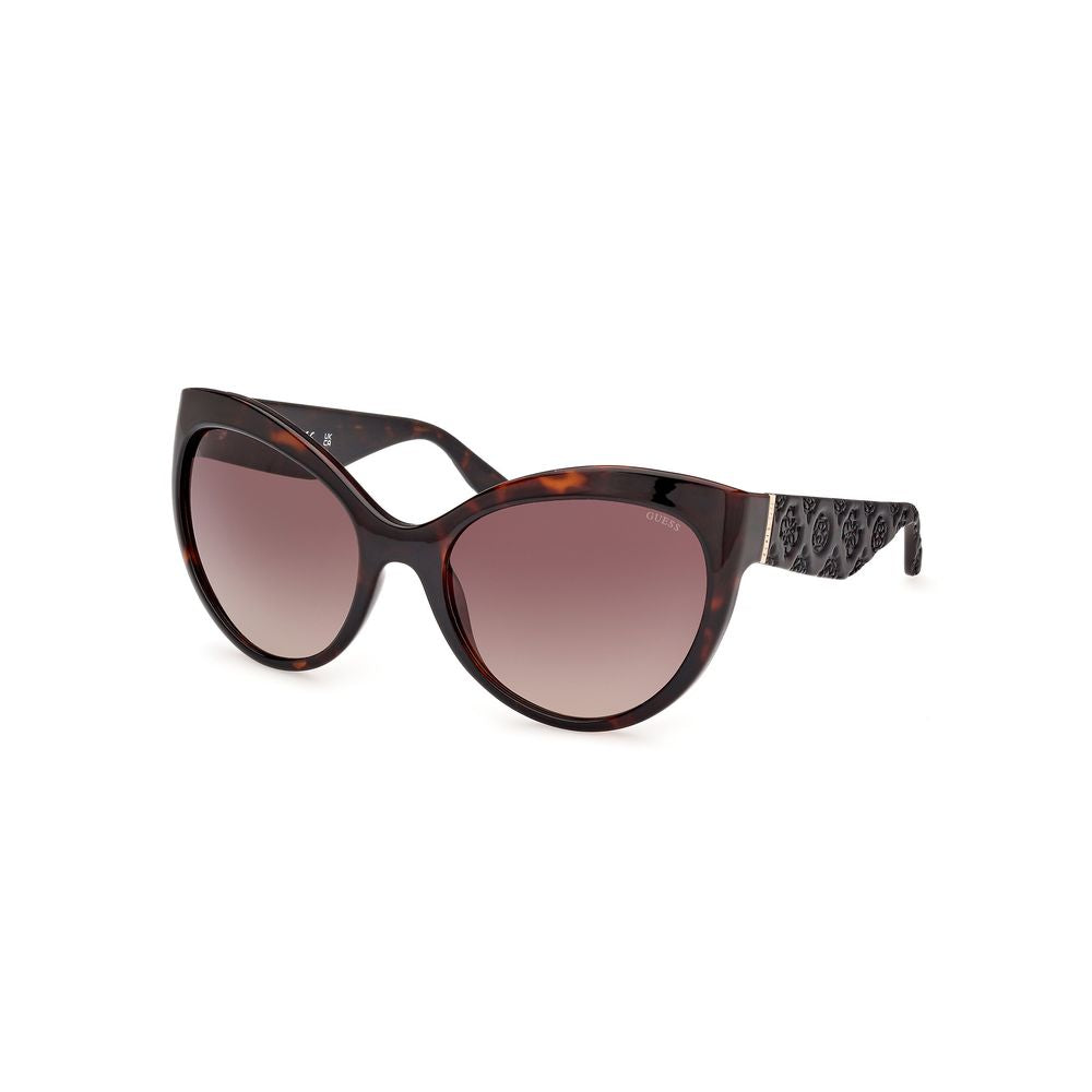 Guess Women’s Sunglasses – Brown Full-Rim Frame with Brown Lenses