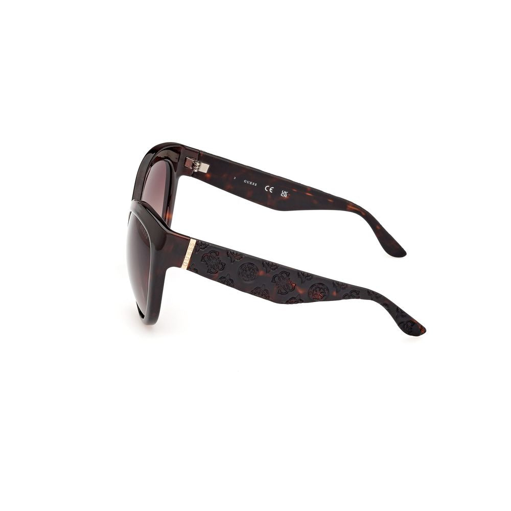 Guess Women’s Sunglasses – Brown Full-Rim Frame with Brown Lenses