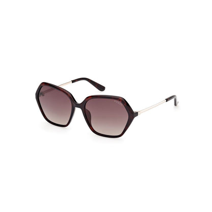 Guess Women’s Sunglasses – Brown Full-Rim Frame, Grey Lenses