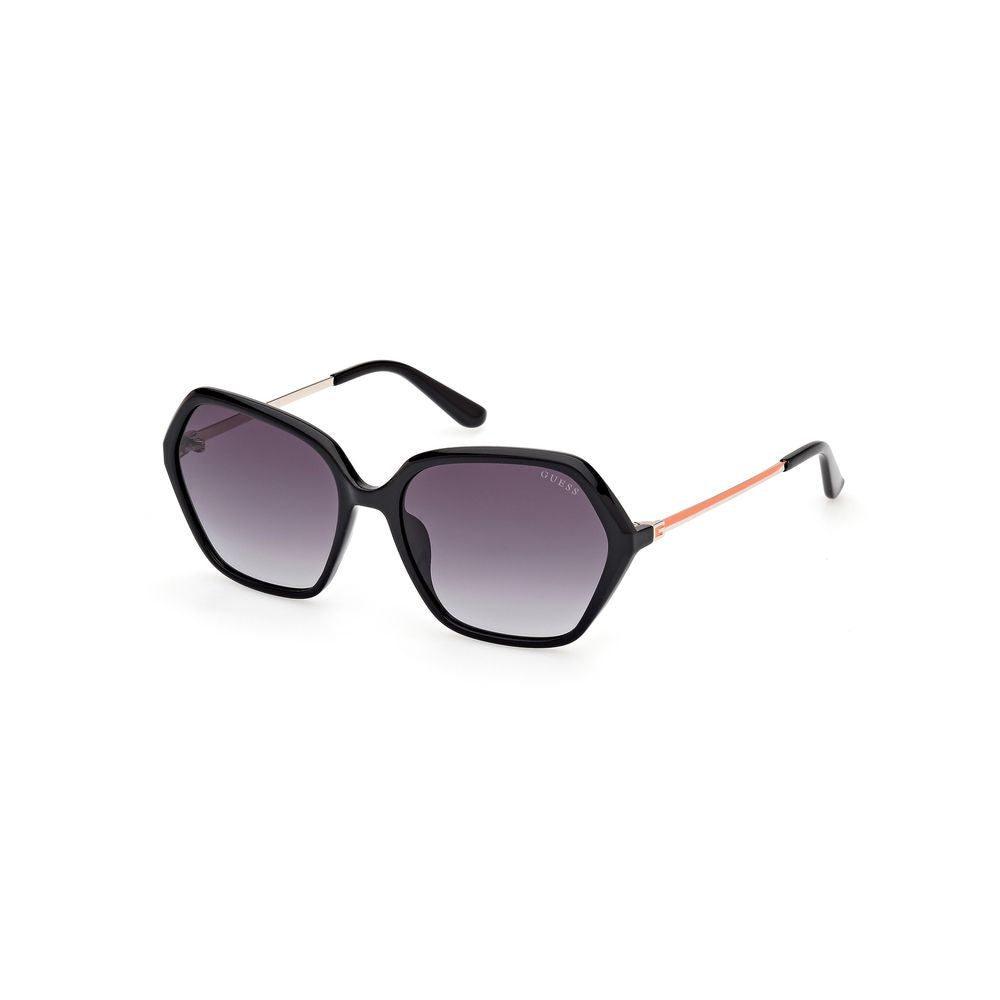 Guess Women’s Sunglasses – Black Resin Frame, Grey Lenses