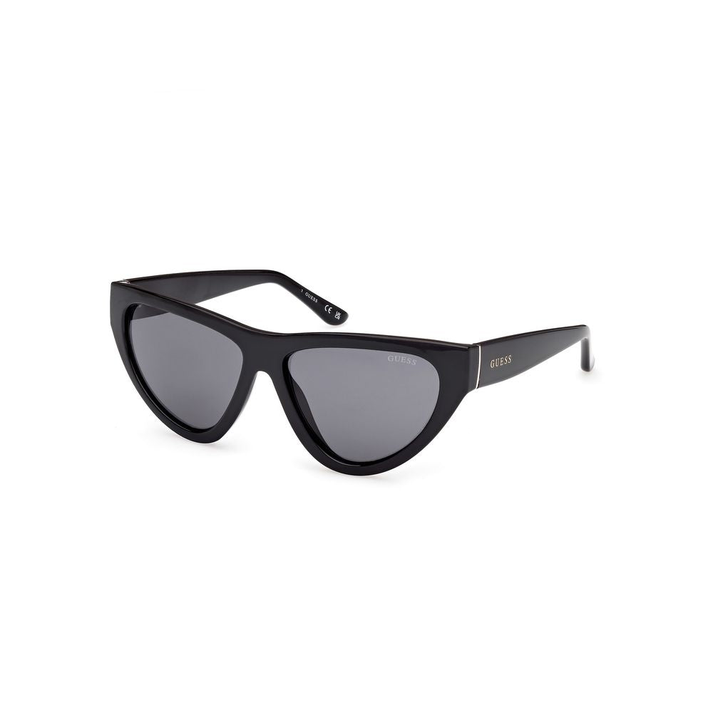 Guess Women’s Sunglasses – Black Resin Frame, Grey Lenses