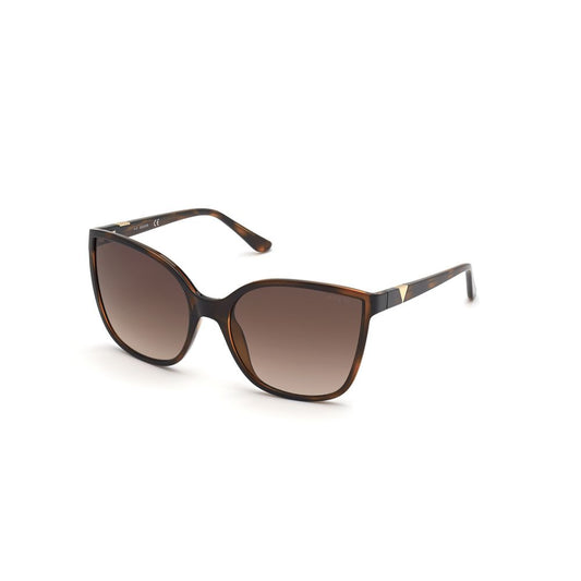 Guess Women’s Sunglasses – Brown Full-Rim Frame, Brown Lenses