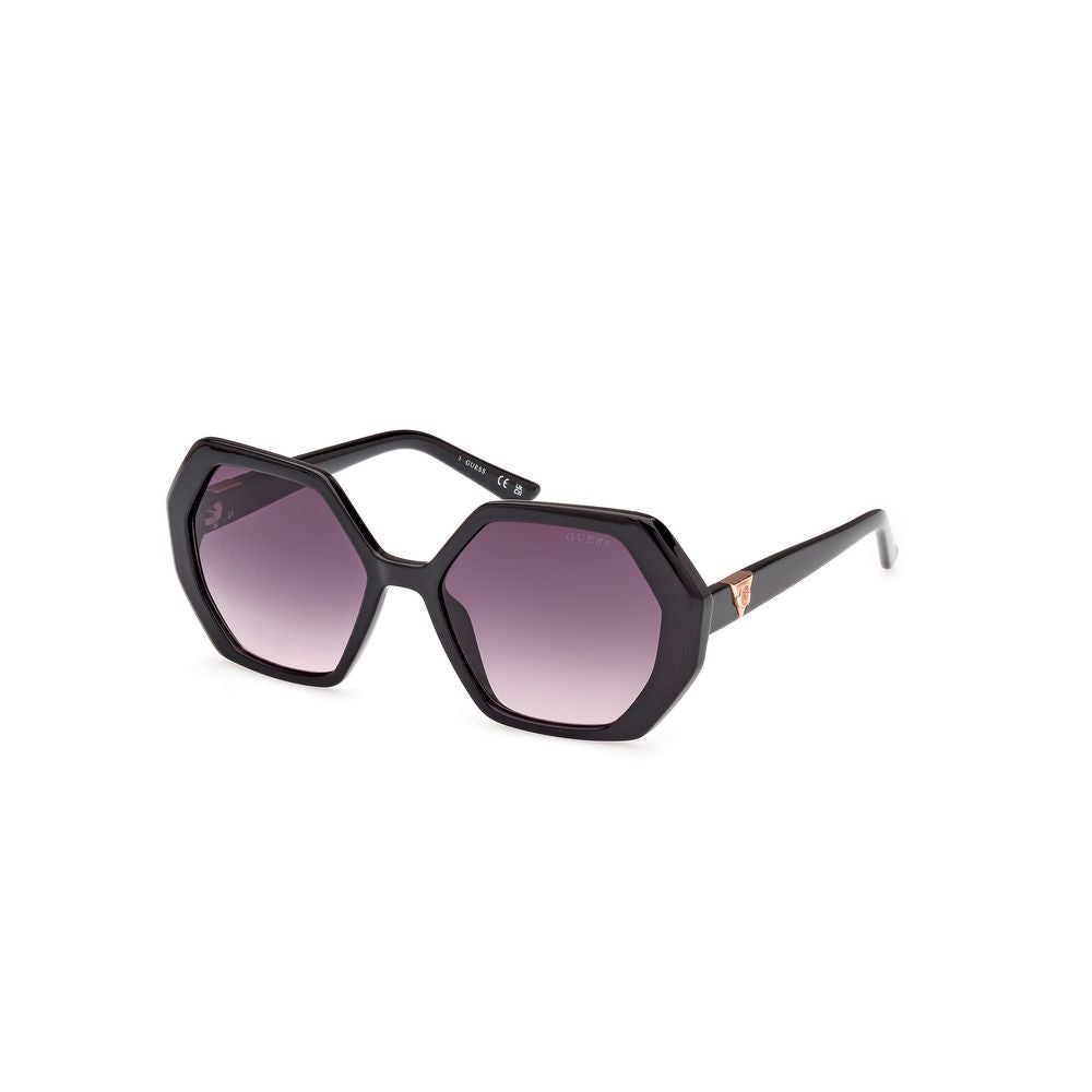 Guess Women’s Sunglasses – Black Resin Frame, Grey Lenses