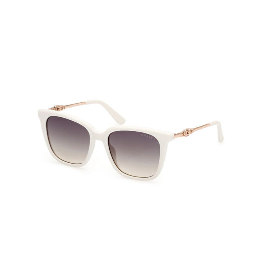 Guess White Resin Sunglasses - GU7886-5321P