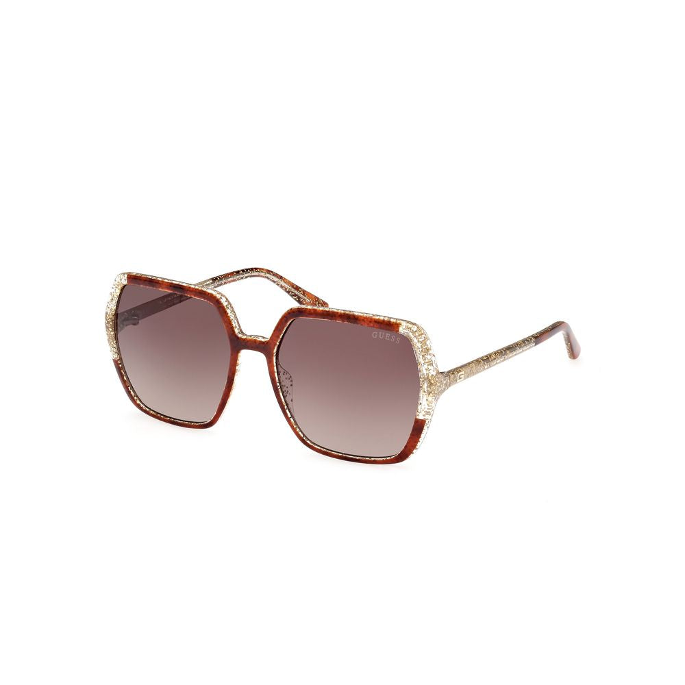 Guess Women’s Sunglasses – Brown Full-Rim Frame, 56mm Lenses