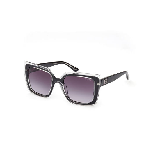 Guess Women’s Sunglasses – Black Full-Rim Frame, Grey Lenses
