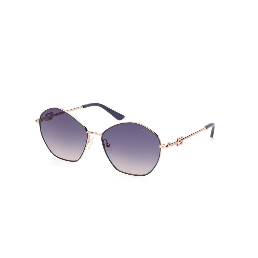 Guess Women’s Sunglasses – Grey Metal Frame, Gradient Lenses