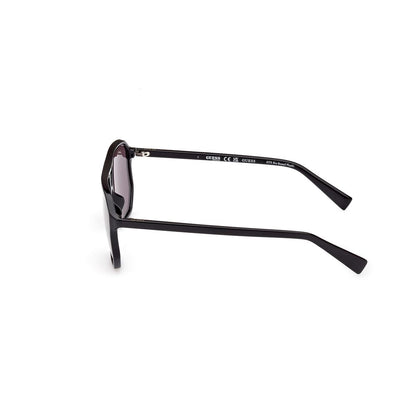 Guess Unisex Sunglasses – Black Full-Rim Frame, Grey Lenses