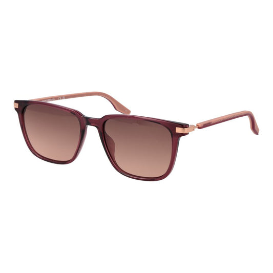Converse Unisex Sunglasses – Burgundy Square Frame, Brown Gradient Lenses