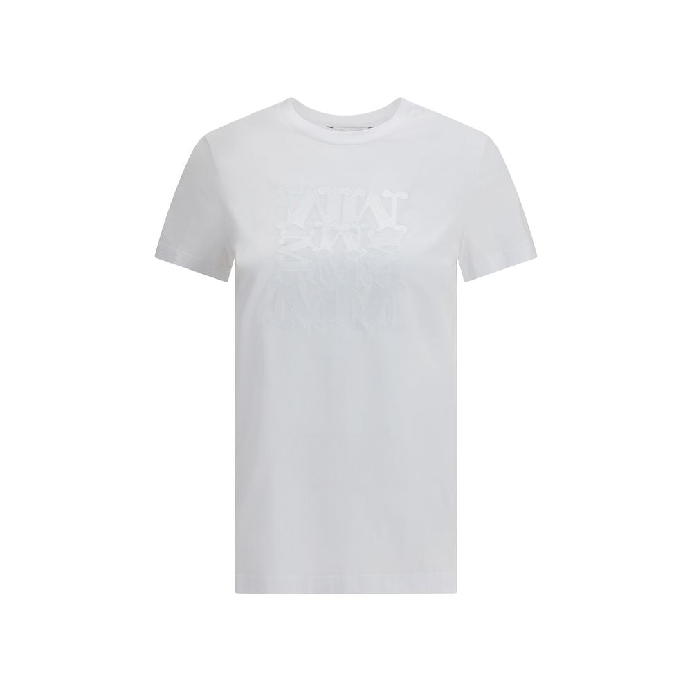 Max Mara White Cotton T-Shirt: Timeless Elegance for Every Wardrobe