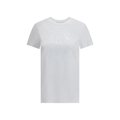 Max Mara White Cotton T-Shirt: Timeless Elegance for Every Wardrobe