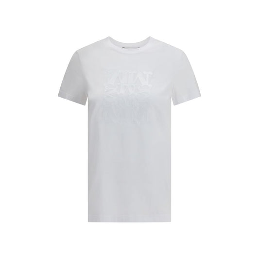 Max Mara White Cotton T-Shirt: Timeless Elegance for Every Wardrobe