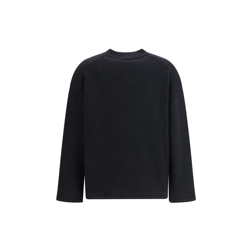 Max Mara Black Wool Sweatshirt - Pisano Sweater