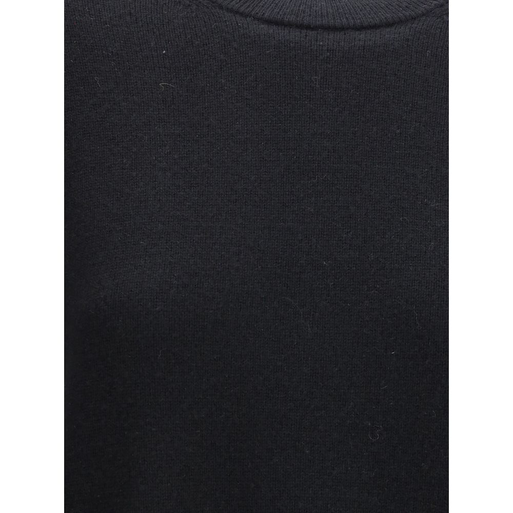 Max Mara Black Wool Sweatshirt - Pisano Sweater