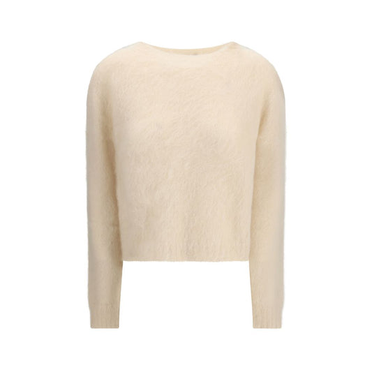 Max Mara Aceto Sweater in Beige Polyamide